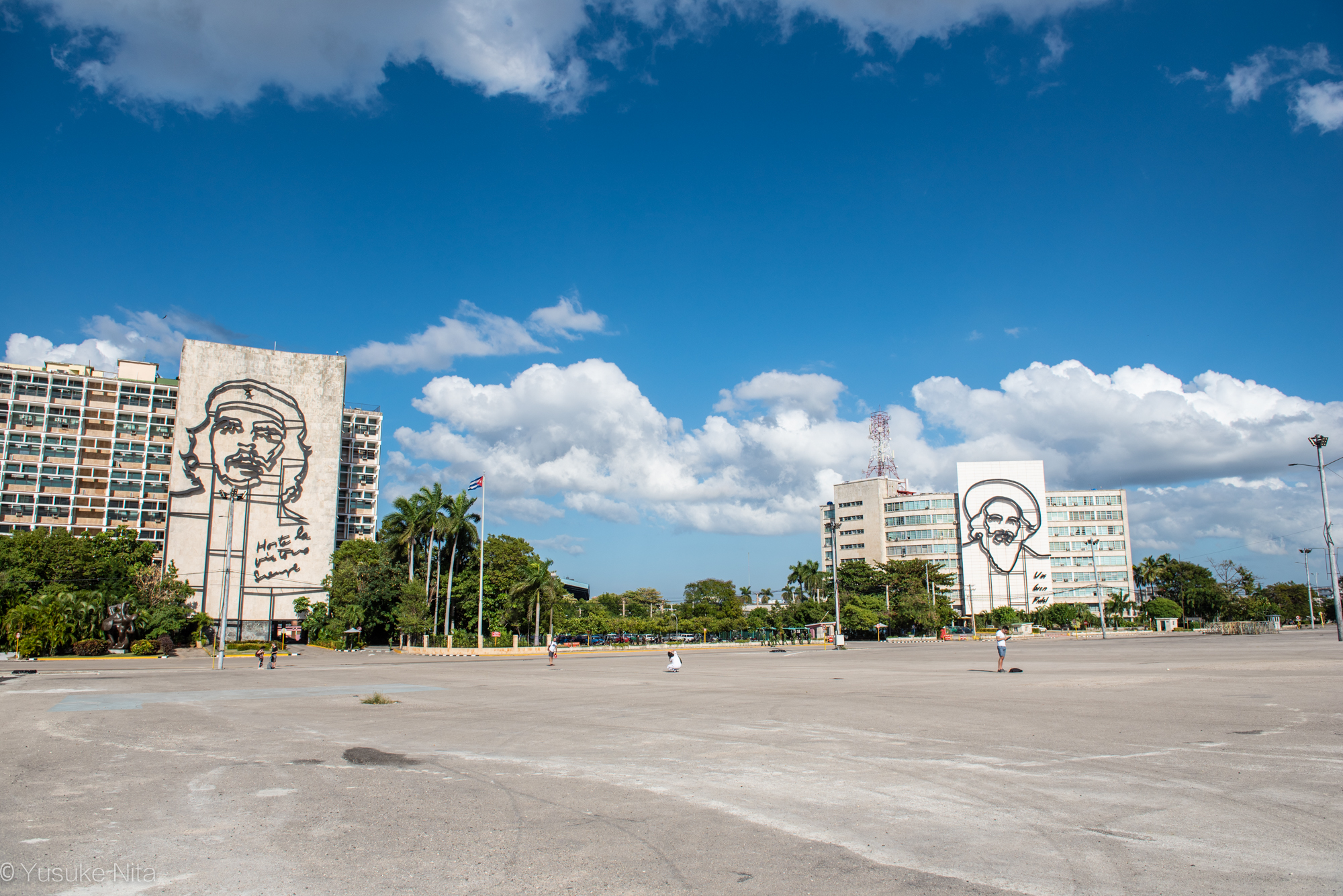 キューバの観光スポットで非常に有名な革命広場。