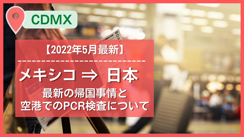 メキシコ 日本 帰国者必見 22年5月現在の渡航事情について メヒナビ